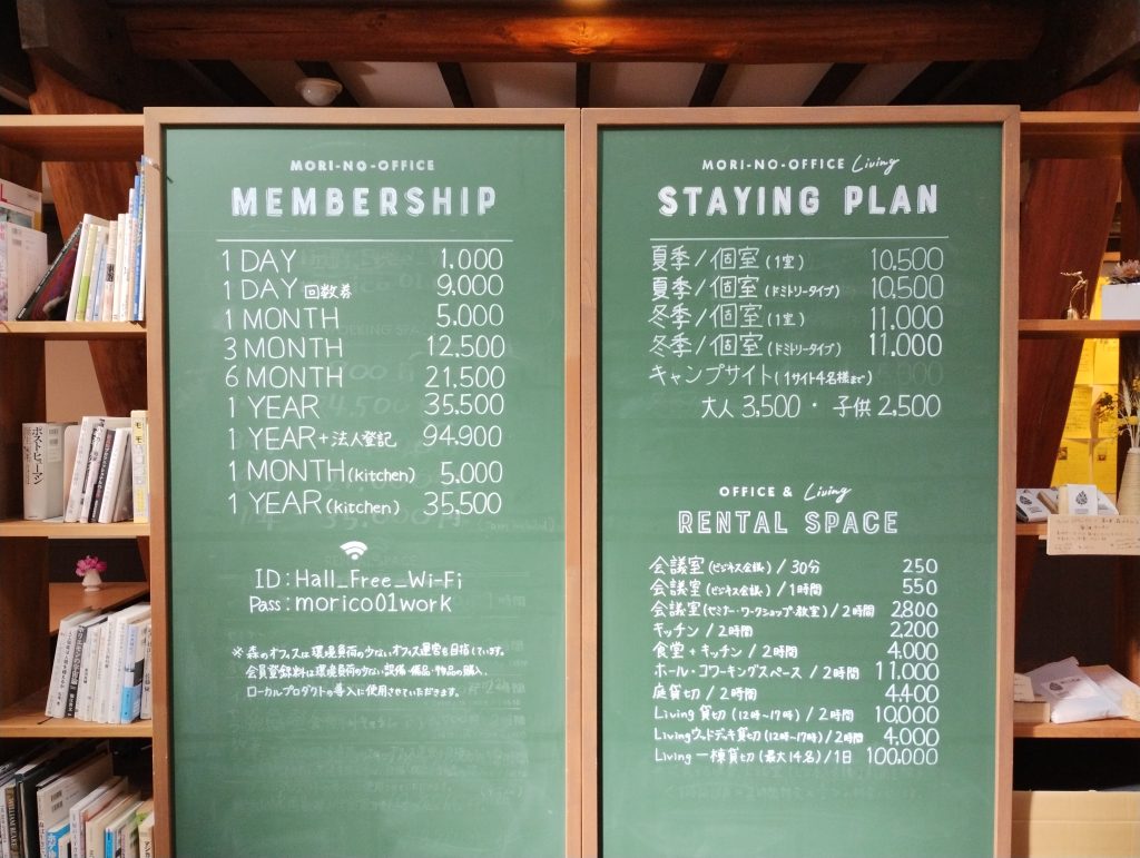富士見 森のオフィス掲示板