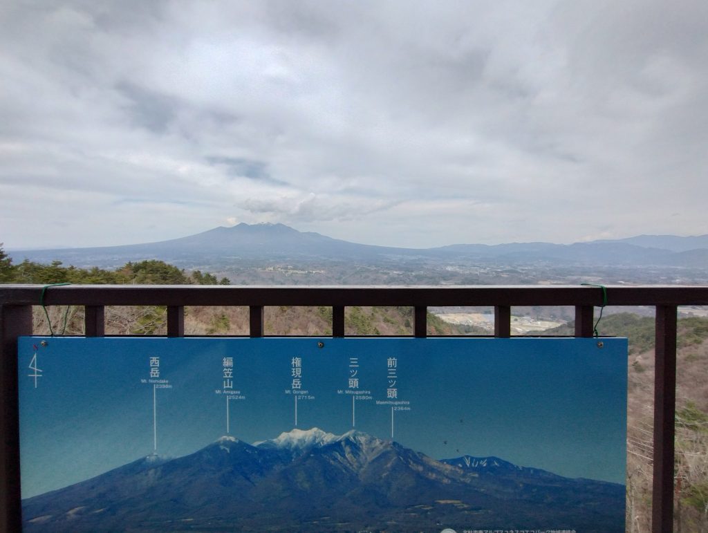 中山展望台からの八ヶ岳